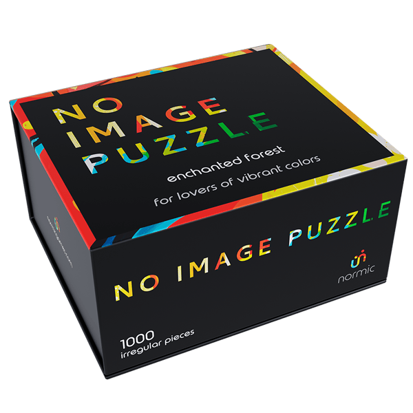 enchanted forest puzzle - for lovers of vibrant colors