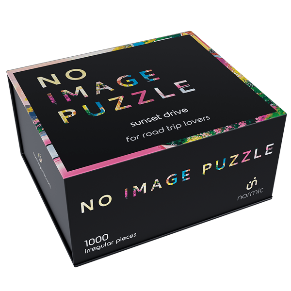 sunset drive puzzle - for road trip lovers